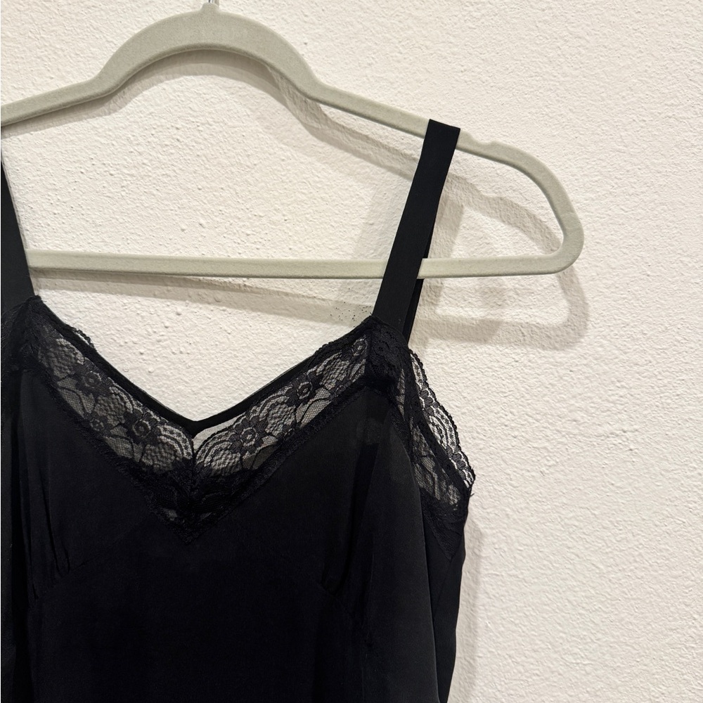 Rouje | Black Carole Slip Dress | 36 - Picture 2 of 7